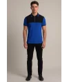 Velocity Model Fermuarlı Polo Yaka Tişört Sax Siyah