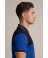 Velocity Model Fermuarlı Polo Yaka Tişört Sax Siyah