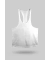 Beyaz Erkek Tank Top Atlet
