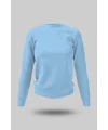 Buz Mavisi Kadın Sweatshirt