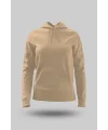 Camel Kadın Kapüşonlu Hoodie Sweatshirt