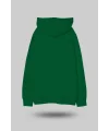 Çimen Yeşili Oversize Unisex Kapüşonlu Sweatshirt