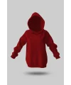 ÇOCUK KIRMIZI KAPÜŞONLU SWEATSHİRT