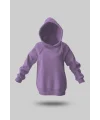 ÇOCUK LİLA KAPÜŞONLU SWEATSHİRT