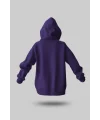 ÇOCUK MOR KAPÜŞONLU SWEATSHİRT