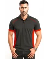 Füme LACOSTE Polo Yaka Tişört Kırmızı PARÇALI MODEL