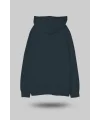 Füme Oversize Unisex Kapüşonlu Sweatshirt