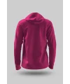Fuşya Kadın Kapüşonlu Hoodie Sweatshirt