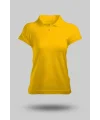 KADIN SARI POLO YAKA TİŞÖRT