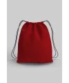 Kırmızı Büzgülü Spor Çanta