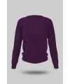 Koyu Mor Kadın Sweatshirt