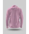 Pembe Kadın Kapüşonlu Hoodie Sweatshirt
