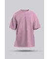 PEMBE OVERSİZE TİŞÖRT