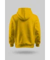 Sarı 2 İplik İnce Kumaş Unisex Kapşonlu Sweatshirt