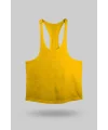 Sarı Erkek Tank Top Atlet