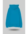 Turkuaz Oversize Unisex Kapüşonlu Sweatshirt