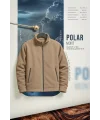 Unisex Kışlık Polar Mont BEJ