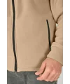 Unisex Kışlık Polar Mont BEJ