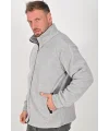 Unisex Kışlık Polar Mont GRİ