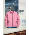 Unisex Kışlık Polar Mont PEMBE