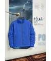 Unisex Kışlık Polar Mont SAX MAVİ