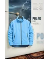 Unisex Kışlık Polar Mont TURKUAZ