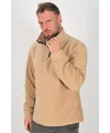 Yarım Fermuarlı Kışlık Polar Mont CAMEL
