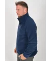 Yarım Fermuarlı Kışlık Polar Mont İNDİGO