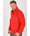 Yarım Fermuarlı Kışlık Polar Mont KIRMIZI