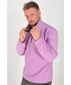 Yarım Fermuarlı Kışlık Polar Mont LİLA