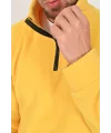 Yarım Fermuarlı Kışlık Polar Mont SARI
