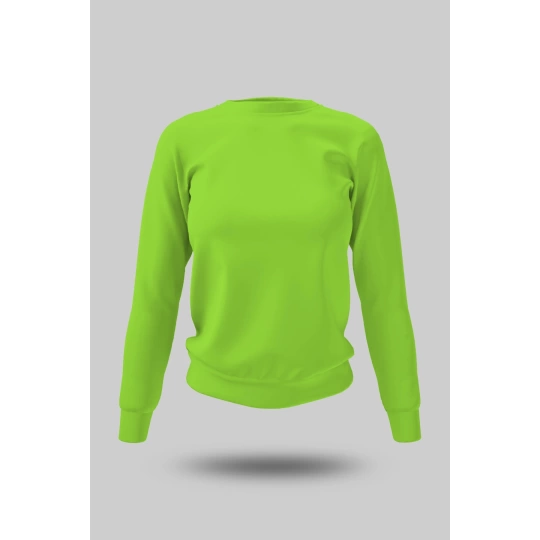 Fıstık Yeşili Kadın Sweatshirt