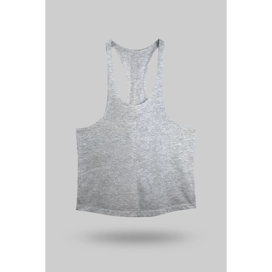 Gri Erkek Tank Top Atlet