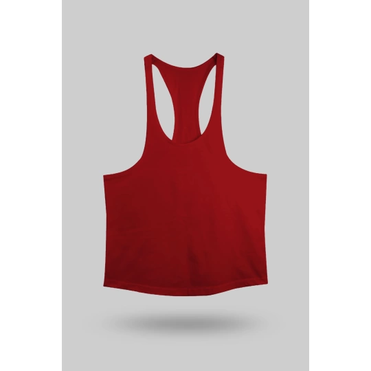 Kırmızı Erkek Tank Top Atlet