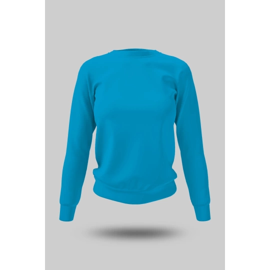 Turkuaz Kadın Sweatshirt