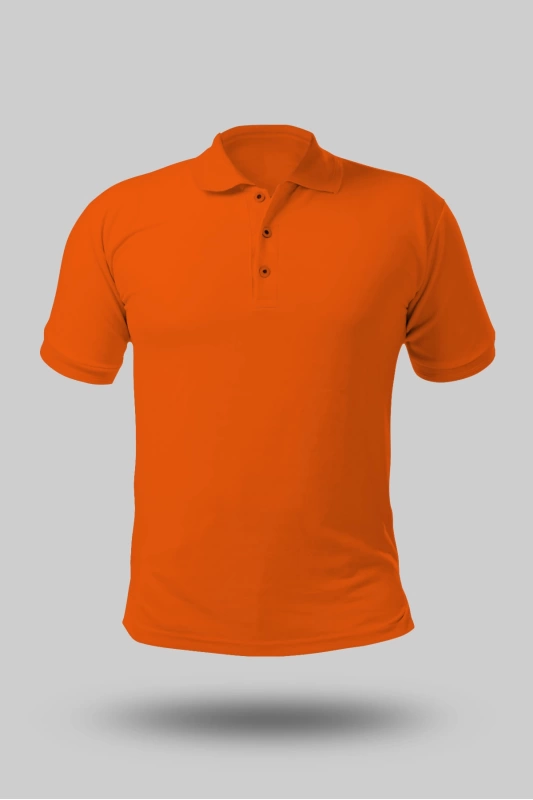 PENYE KUMAŞ TURUNCU POLO YAKA TİŞÖRT