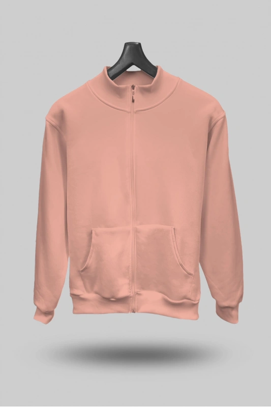 Yavruağzı Unisex Mevsimlik Kapşonsuz Mont