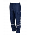 Lacivert Reflektörlü 16/12 Mevsimlik Gabardin Pantolon
