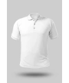 Drytouch KUMAŞ BEYAZ POLO YAKA TİŞÖRT