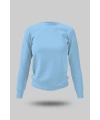 Buz Mavisi Kadın Sweatshirt
