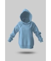 ÇOCUK BUZ MAVİ KAPÜŞONLU SWEATSHİRT