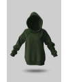 ÇOCUK HAKİ YEŞİL KAPÜŞONLU SWEATSHİRT
