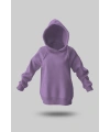 ÇOCUK LİLA KAPÜŞONLU SWEATSHİRT