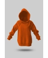 ÇOCUK TURUNCU KAPÜŞONLU SWEATSHİRT