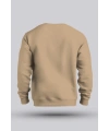 ERKEK CAMEL KAPÜŞONSUZ SWEATSHİRT