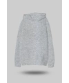 Gri Oversize Unisex Kapüşonlu Sweatshirt
