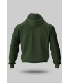HAKİ YEŞİLİ KAPÜŞONLU FERMUARLI