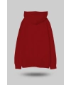 Kırmızı Oversize Unisex Kapüşonlu Sweatshirt