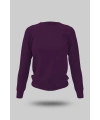 Koyu Mor Kadın Sweatshirt