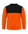 Micro Thermal 220 gr Turuncu Siyah Bisiklet Yaka Sweatshirt